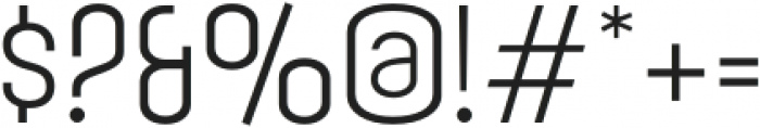 Armano Typeface Light otf (300) Font OTHER CHARS