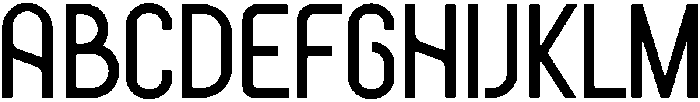 Armature Regular otf (400) Font UPPERCASE
