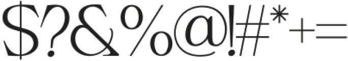 Armeston Display Regular otf (400) Font OTHER CHARS