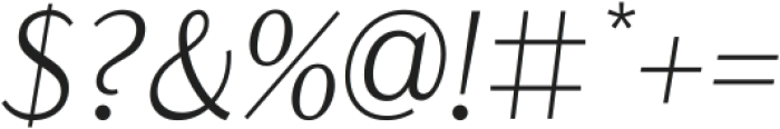 Armoire Regular Italic ttf (400) Font OTHER CHARS