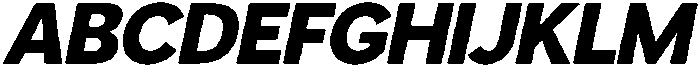 Armonia Black Italic otf (900) Font UPPERCASE