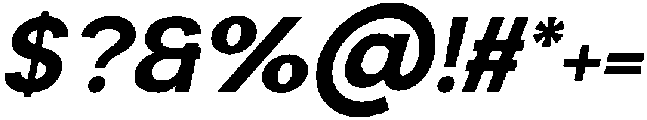 Armonia Bold Italic otf (700) Font OTHER CHARS