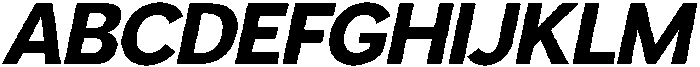 Armonia ExtraBold Italic otf (700) Font UPPERCASE