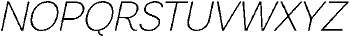 Armonia ExtraLight Italic otf (200) Font UPPERCASE