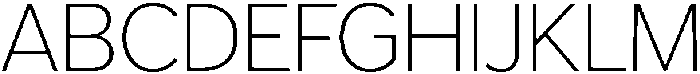 Armonia ExtraLight otf (200) Font UPPERCASE