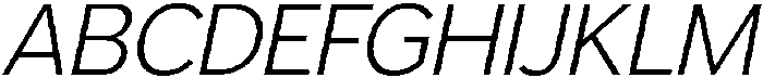 Armonia Light Italic otf (300) Font UPPERCASE