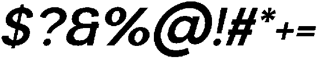 Armonia SemiBold Italic otf (600) Font OTHER CHARS