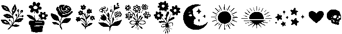 Armonia Symbols otf (400) Font LOWERCASE