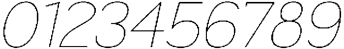 Armonia Thin Italic otf (100) Font OTHER CHARS