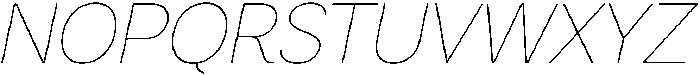 Armonia Thin Italic otf (100) Font UPPERCASE