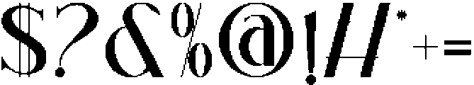 Arnumi Regular otf (400) Font OTHER CHARS