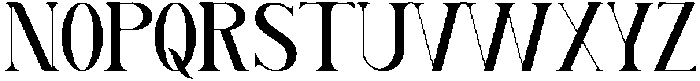 Arnumi Regular otf (400) Font UPPERCASE