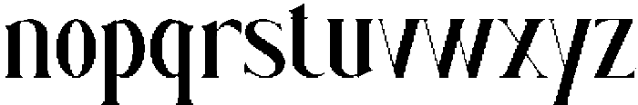 Arnumi Regular otf (400) Font LOWERCASE