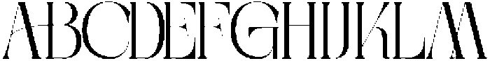 Aroba Modern Regular otf (400) Font UPPERCASE