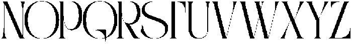 Aroba Modern Regular otf (400) Font UPPERCASE