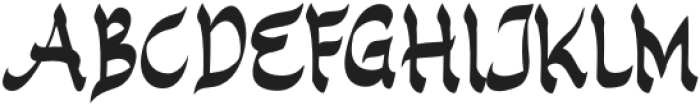 Arohmany-Regular otf (400) Font UPPERCASE