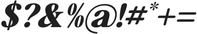 Aroma Baked Italic otf (400) Font OTHER CHARS