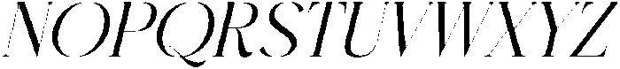 Aroma Floras Italic otf (400) Font LOWERCASE
