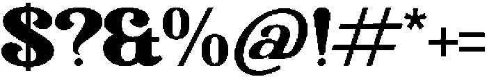 Aroma Vintage otf (400) Font OTHER CHARS