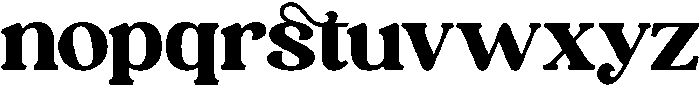Aroma Vintage otf (400) Font LOWERCASE