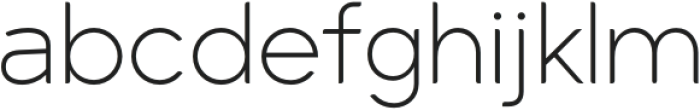 Arona Extralight otf (200) Font LOWERCASE