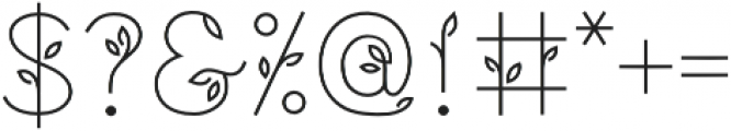 Aronia Decorative otf (400) Font OTHER CHARS