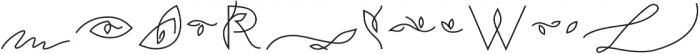 Aronia Symbols otf (400) Font UPPERCASE