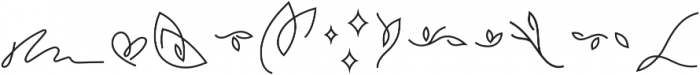 Aronia Symbols otf (400) Font LOWERCASE