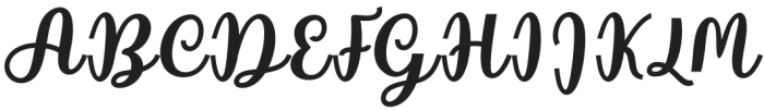 Arora-Italic otf (400) Font UPPERCASE