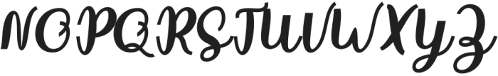 Arora-Italic otf (400) Font UPPERCASE