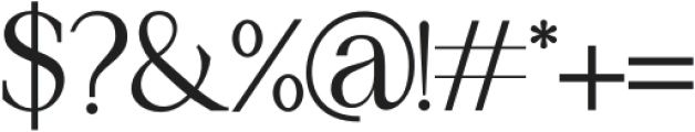 Aroxima Semi Bold otf (600) Font OTHER CHARS