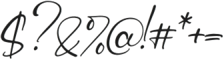 Arqianollic Italic otf (400) Font OTHER CHARS