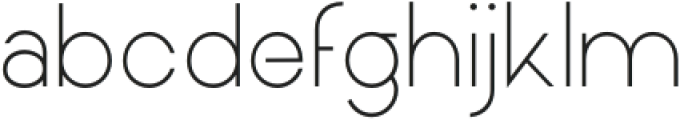 Arque Pro Typeface Thin otf (100) Font LOWERCASE
