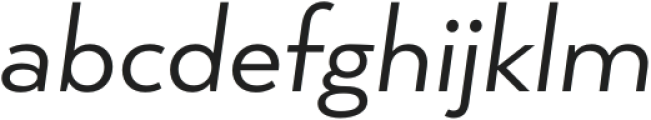 Arquitecta Regular It otf (400) Font LOWERCASE