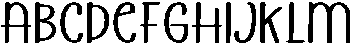 Arrival Heavenlight Regular otf (300) Font UPPERCASE