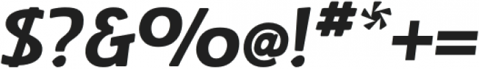 Arrondi Bold Italic otf (700) Font OTHER CHARS