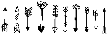 Arrows Regular otf (400) Font OTHER CHARS