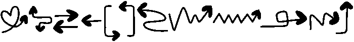 Arrows Regular otf (400) Font OTHER CHARS