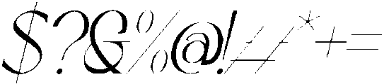 Arroyond Italic otf (400) Font OTHER CHARS