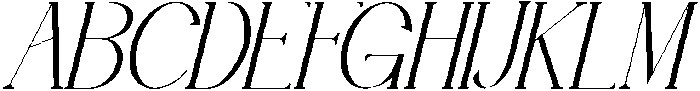 Arroyond Italic otf (400) Font UPPERCASE