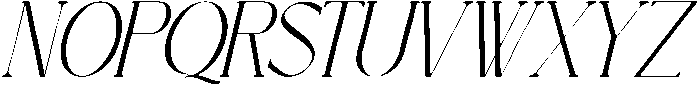 Arroyond Italic otf (400) Font UPPERCASE