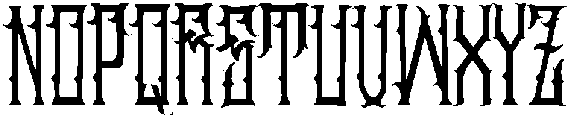 Arsenic Regular otf (400) Font LOWERCASE