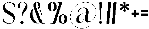 Arseri Regular otf (400) Font OTHER CHARS