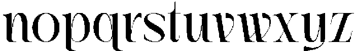Arseri Regular otf (400) Font LOWERCASE