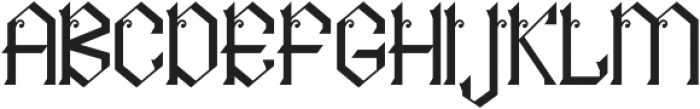 Arshaka Regular otf (400) Font UPPERCASE