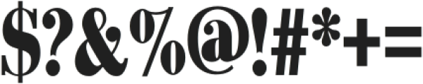 Arshila Black Condensed otf (900) Font OTHER CHARS