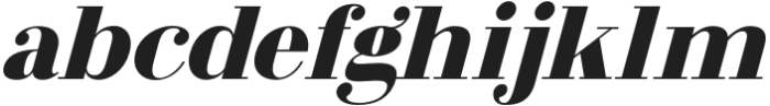 Arshila Black Italic otf (900) Font LOWERCASE