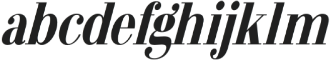 Arshila Bold Italic Condensed otf (700) Font LOWERCASE