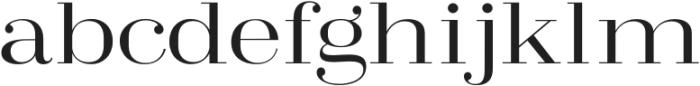 Arshila Expanded otf (400) Font LOWERCASE