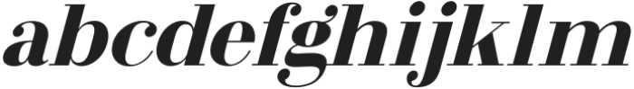 Arshila Extra Bold Italic otf (700) Font LOWERCASE